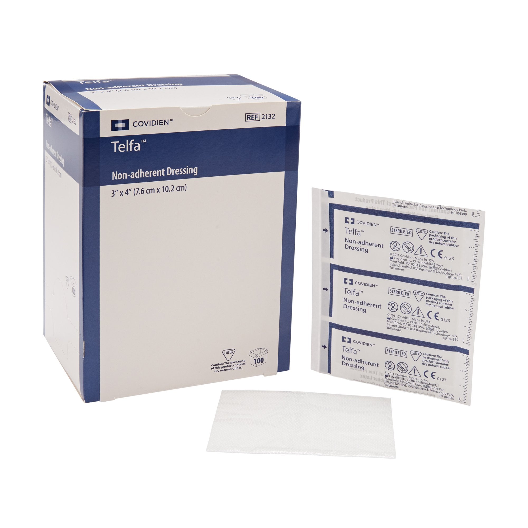 Telfa™ Ouchless Nonadherent Dressing, 3 x 4 Inch – Lexicon Medical Supply