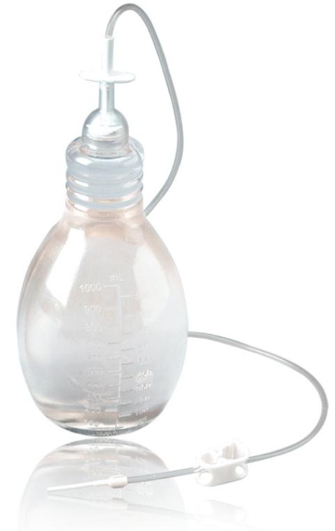 BD PleurX vacuum drainage bottle kit with sterile home care supplies for pleural effusion management