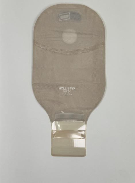 Hollister New Image two piece drainable ostomy pouch box from physical warehouse stock at Lexicon Supply