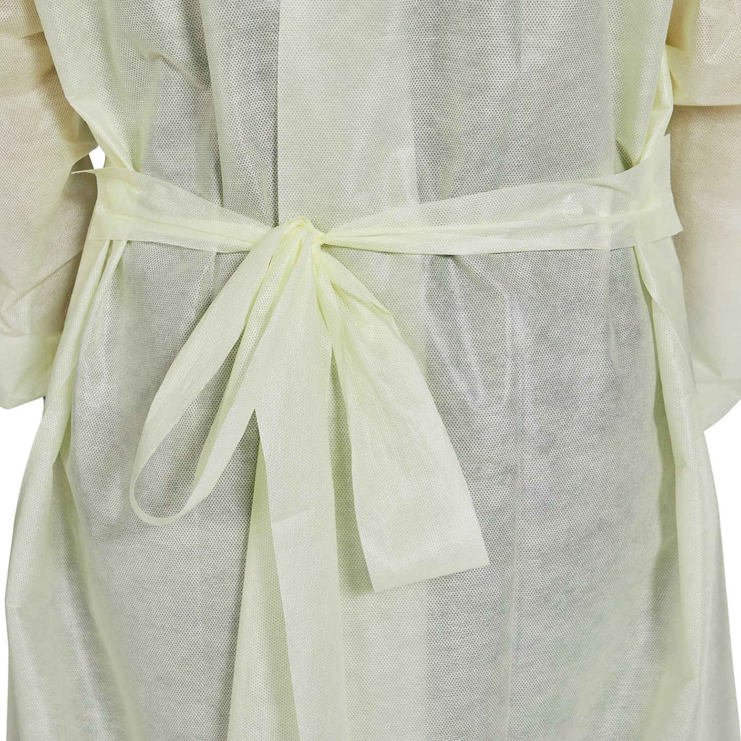 McKesson AAMI Level 2 Isolation Gown, Tie Neck Style, One Size Fits Most, Yellow