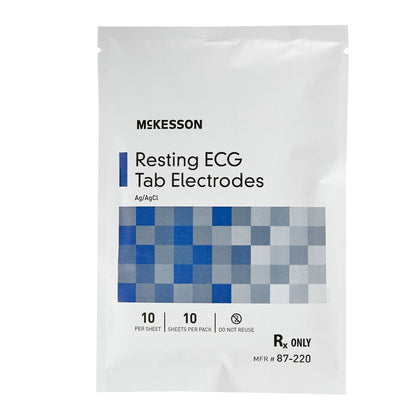 McKesson Resting ECG Tab Electrodes, Ag/AgCl