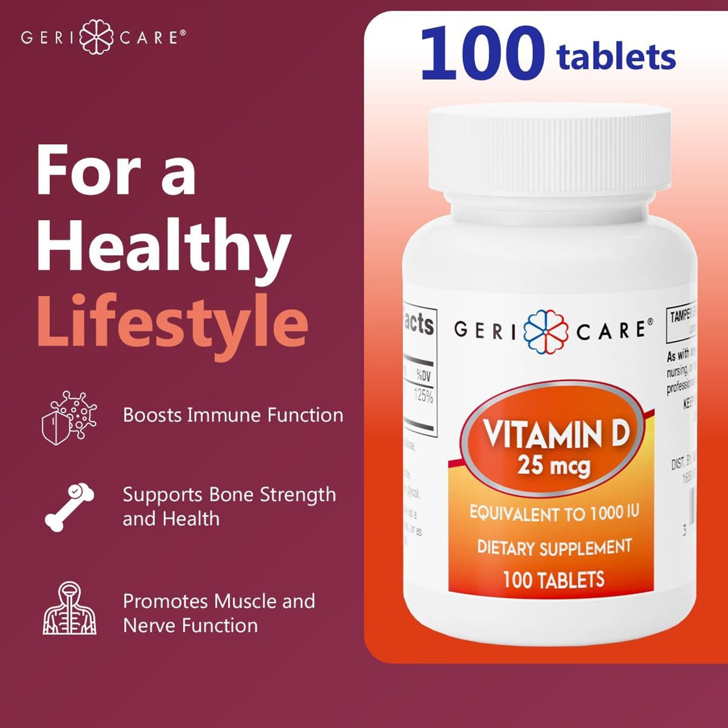 Geri-Care® Vitamin D-3 Supplement