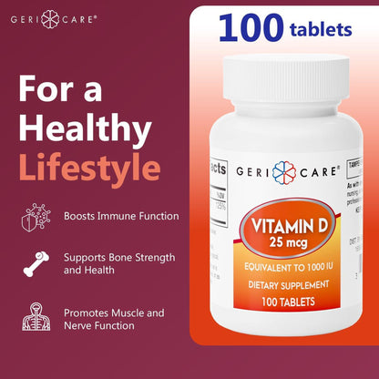 Geri-Care® Vitamin D-3 Supplement
