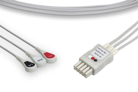 Cables and Sensors 0012-00-1503-06 Datascope Compatible, Mobility ECG Wire, 3', Each