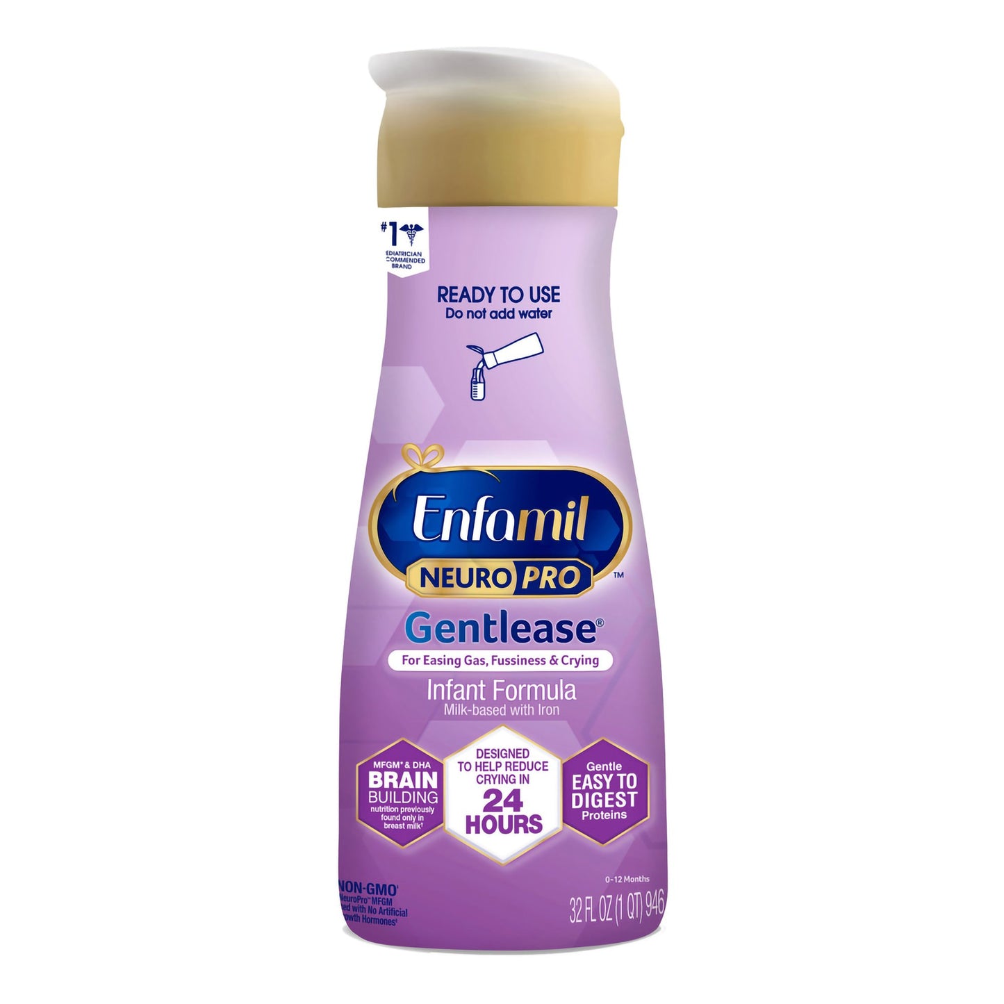 Enfamil® NeuroPro™ Gentlease® Ready to Use Infant Formula, 1-quart bottle