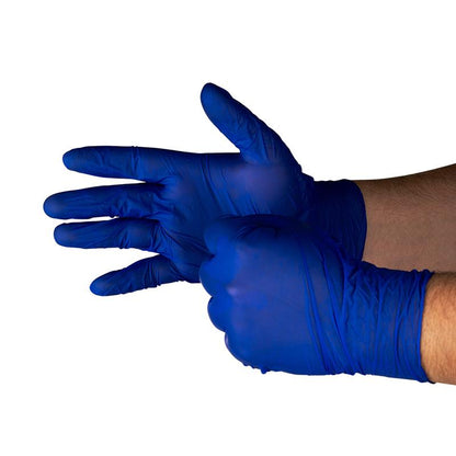 ProCure Cool Blue Nitrile Exam Gloves, PF 3.5 mil. Sizes: Small-XL by ProCure product image - view 2