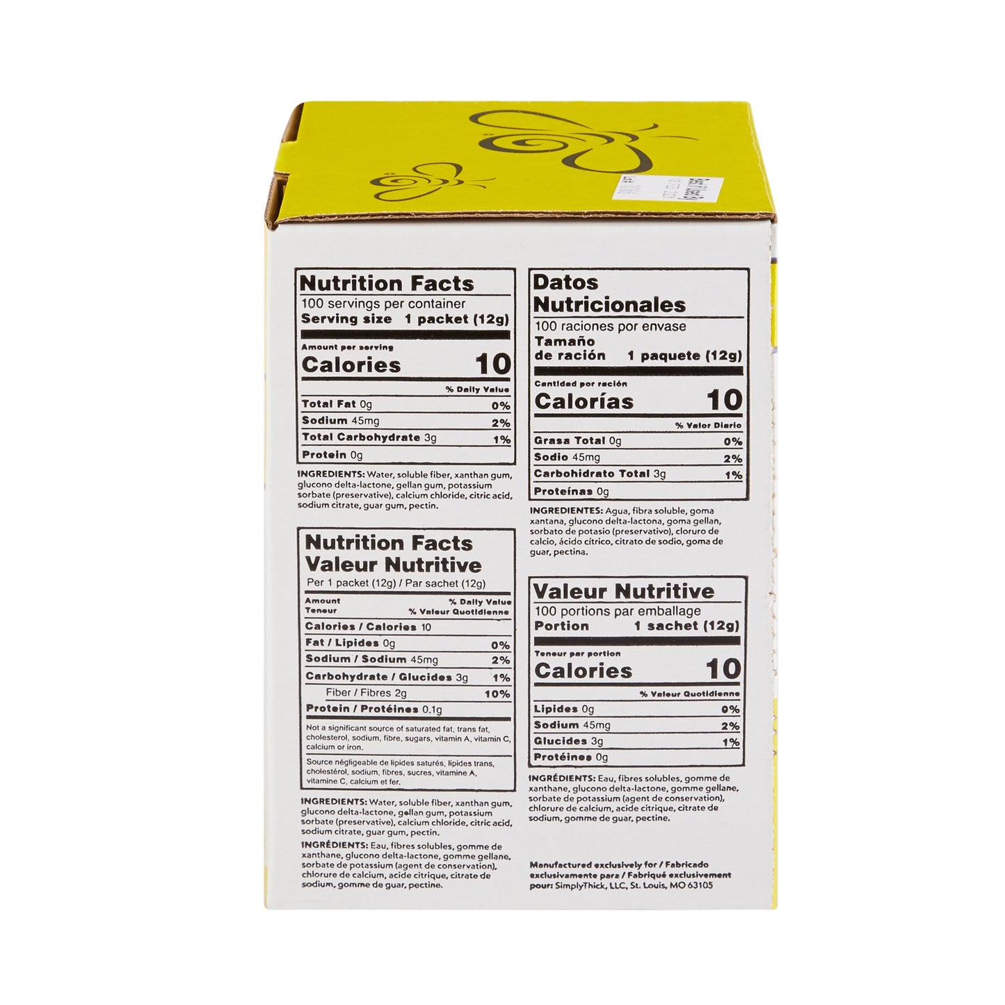 EasyMix™ SimplyThick® Food Thickener, Honey Consistency