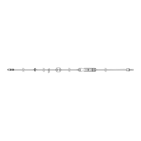 IV Pump Set Sapphire™ Pump Without Ports 20 Drops / mL Drip Rate 0.2 Micron Filter 116 Inch Tubing Solution