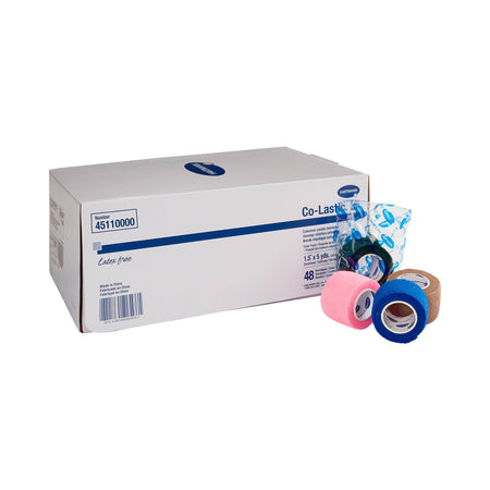 Hartmann 45110000 Co-Lastic Self-adherent Closure Cohesive Bandage, 1-1/2 Inch x 5 Yard