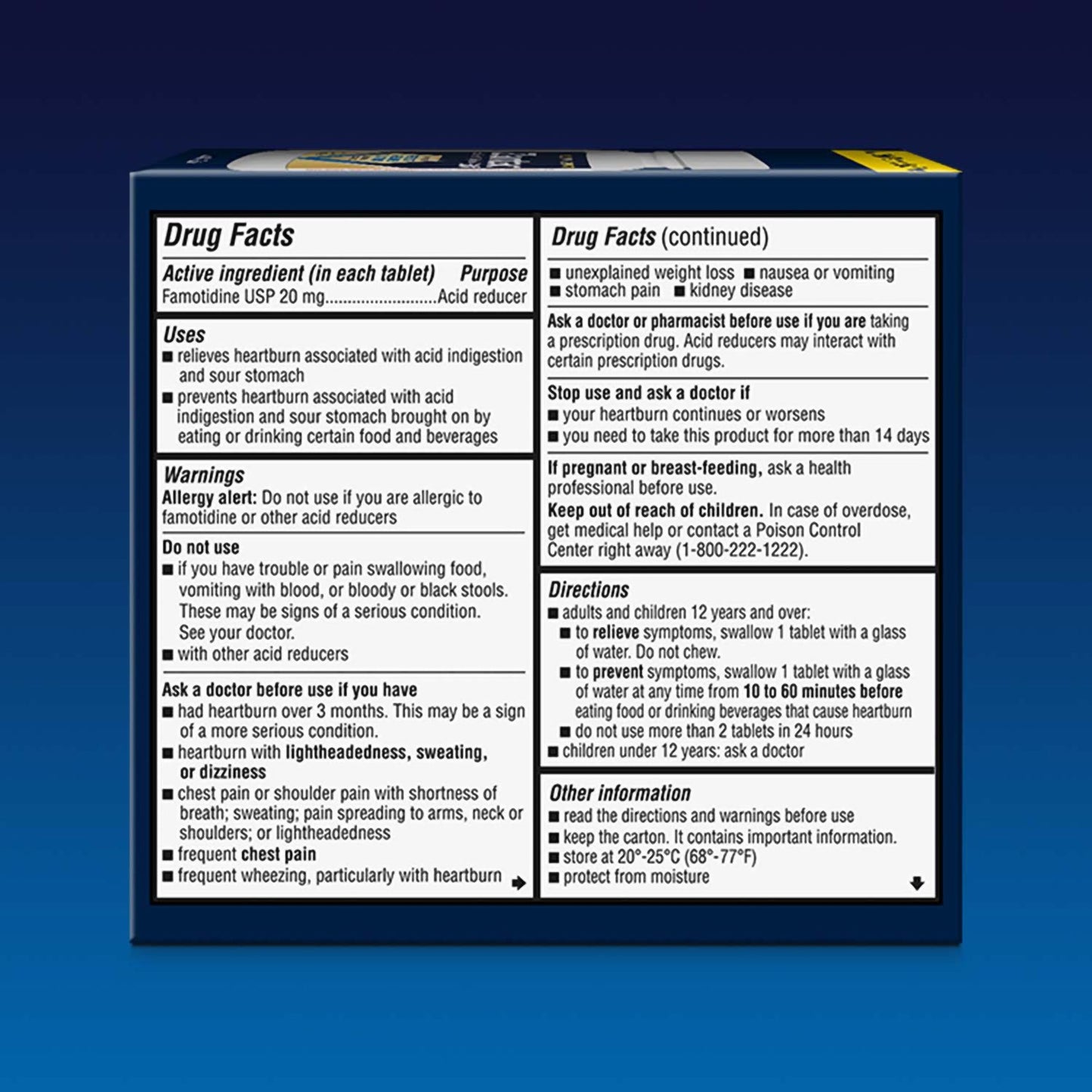 Zantac 360°™ Acid Reducer Maximum Strength Tablets
