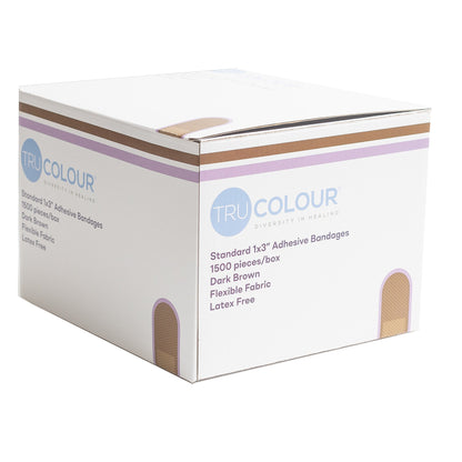 TruColour® Dark Brown Adhesive Strip, 1 x 3 Inch