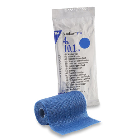 Solventum 82004B 3M Scotchcast Plus Blue Cast Tape, 4 Inch x 4 Yard