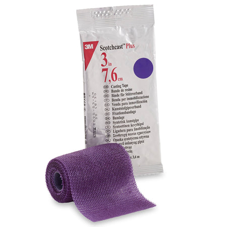 Solventum 82003U 3M Scotchcast Plus Purple Cast Tape, 3 Inch x 4 Yard