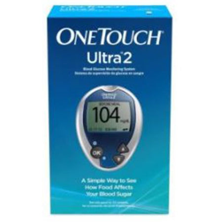 LifeScan 53885004601 Blood Glucose Meter OneTouch Ultra 2 5 Second Results Stores up to 500 Results No Coding
