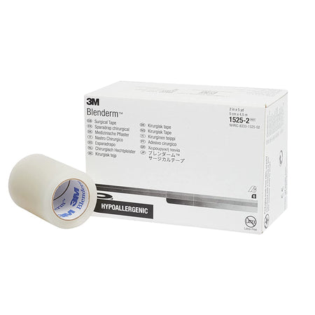 Solventum 1525-2 3M Blenderm Plastic Medical Tape, 2 Inch x 5 Yard, Transparent