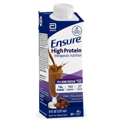 Ensure® High Protein Therapeutic Nutrition Shake, Chocolate, 8-ounce bottle