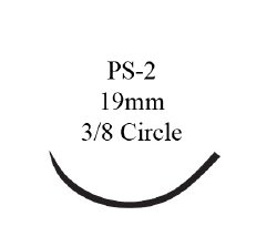 Ethicon J495G Coated Vicryl Polyglactin 910 Absorbable Suture with Needle, Precision Reverse Cutting