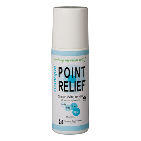 Fabrication Enterprises 11-0720-12 Point Relief ColdSpot Topical Pain 3-ounce roll-on bottle