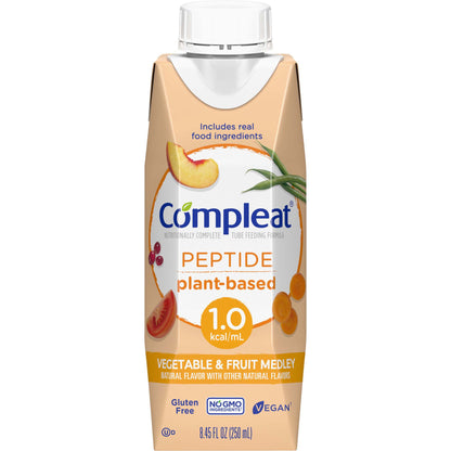 Compleat Peptide 1.0 Nutritionally Complete Tube Feeding Formula by Nestle Healthcare Nutrition product image