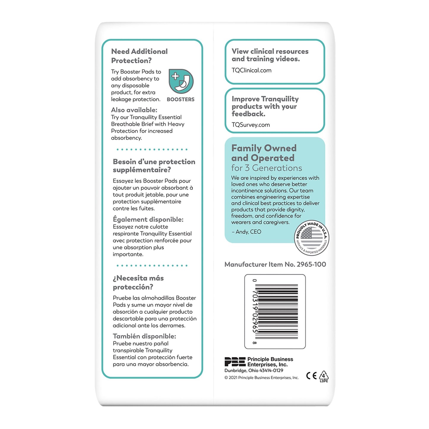 ComfortCare™ Incontinence Brief, Medium