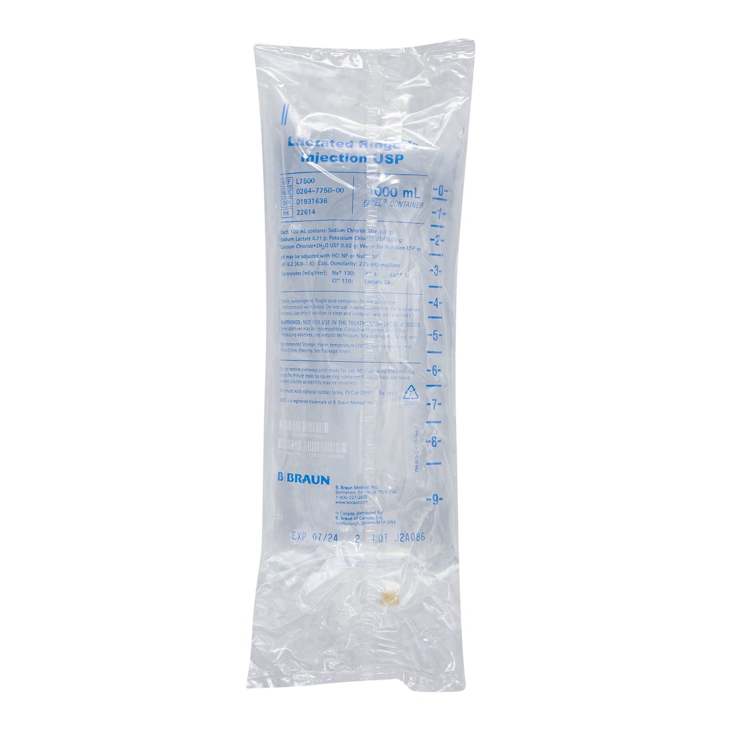 Lactated Ringer's Solution IV Solution 1,000 mL