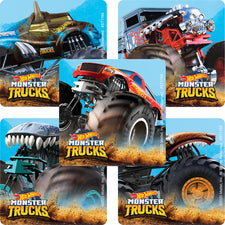 SmileMakers® 100 per Box Hot Wheels Monster Truck Sticker 2-1/2 Inch