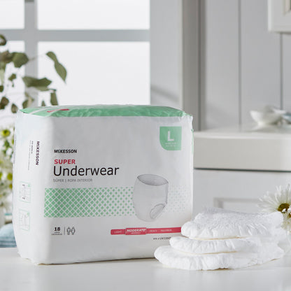 McKesson Super Moderate Absorbency Incontinence Underwear, Large