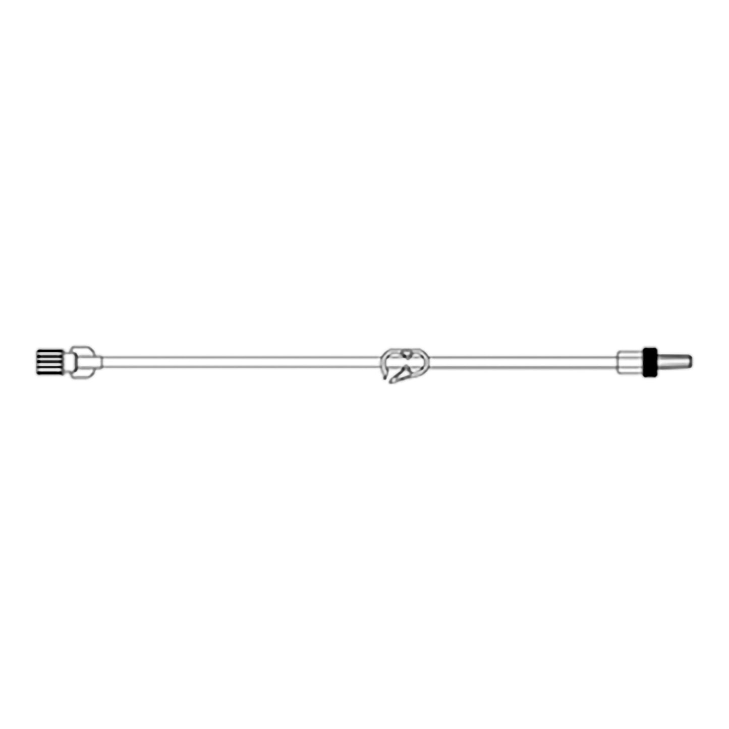 IV Extension Set McKesson Small Bore 12 Inch Tubing Without Filter
