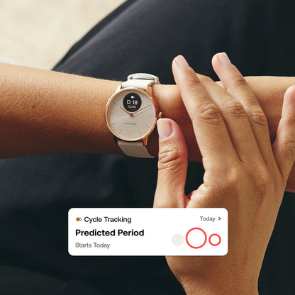 Withings ScanWatch Light Smart Watch, 37mm, Sand