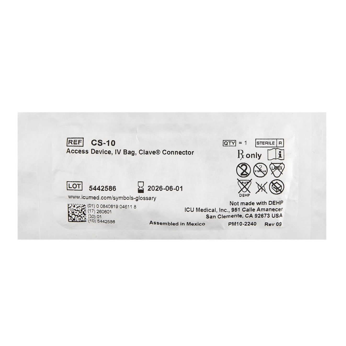 ICU Medical Connector, IV Access
