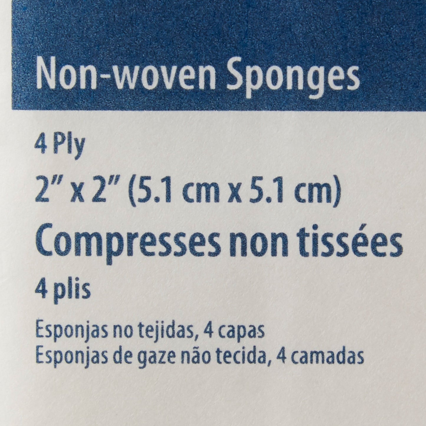 Dermacea™ Nonwoven Sponge, 2 x 2 Inch, 4-Ply
