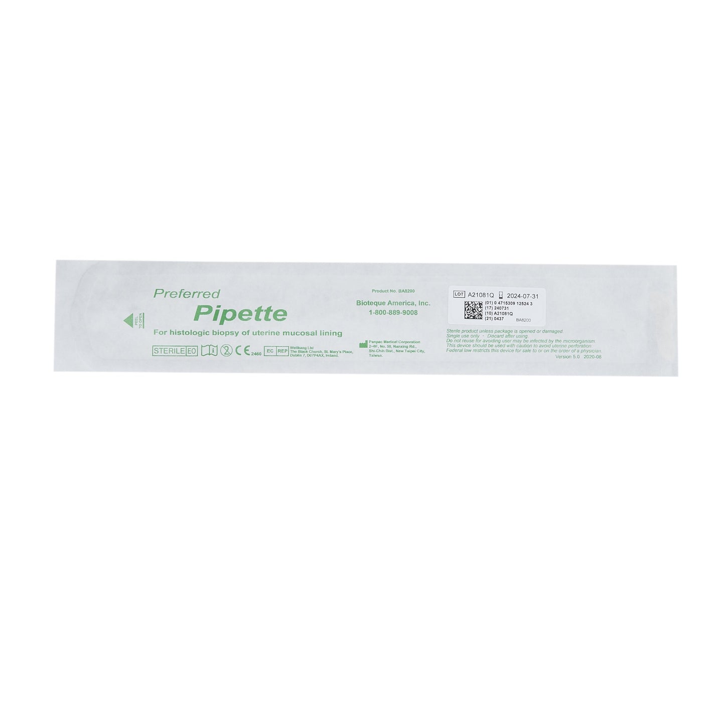 Bioteque Pipelle De Cornier Endometrial Sampling Device
