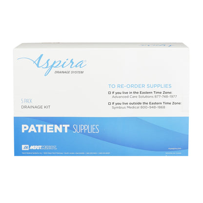 Merit Medical 4992301 Aspira Drain Bag, 1000 mL
