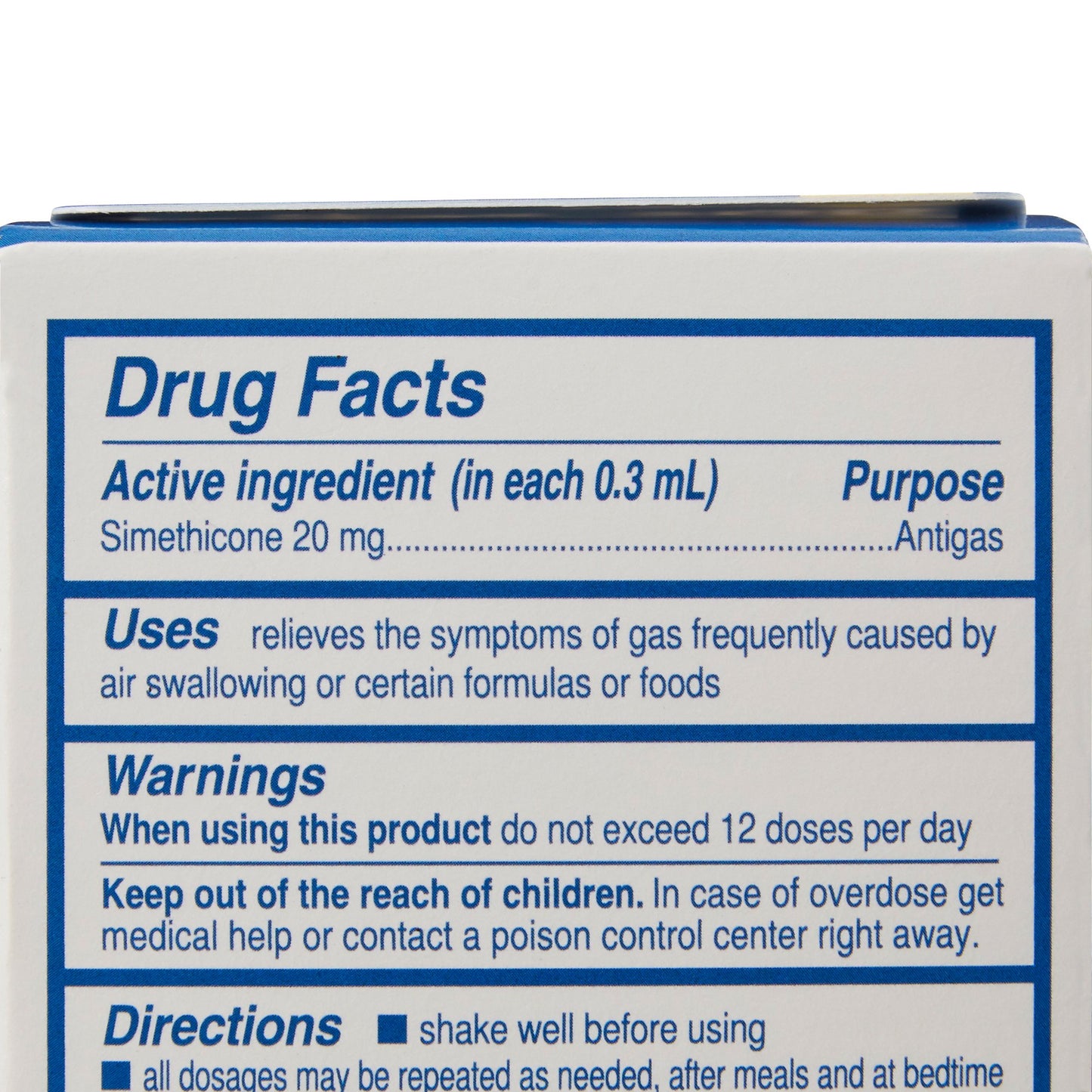 sunmark® Simethicone Infant Gas Relief, 1-ounce dropper bottle