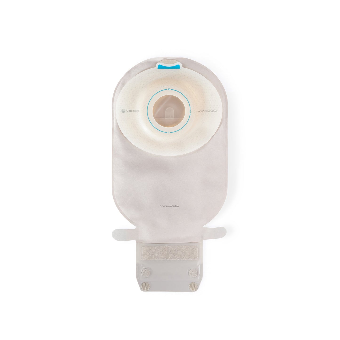 Ostomy Pouch SenSura® Mio One-Piece System Convex, Pre-Cut 1-1/4 Inch Stoma Drainable