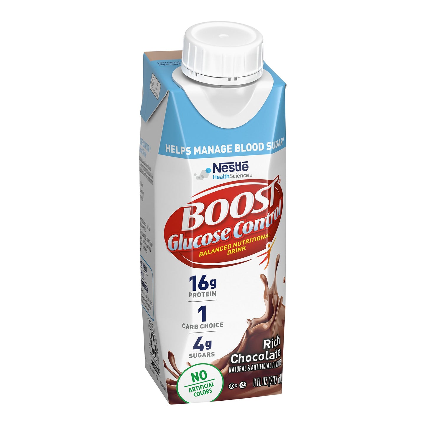 Boost® Glucose Control Chocolate Balanced Nutritional Drink, 8-ounce carton