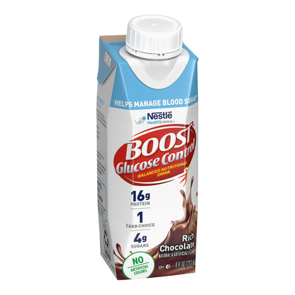 Boost® Glucose Control Chocolate Balanced Nutritional Drink, 8-ounce carton