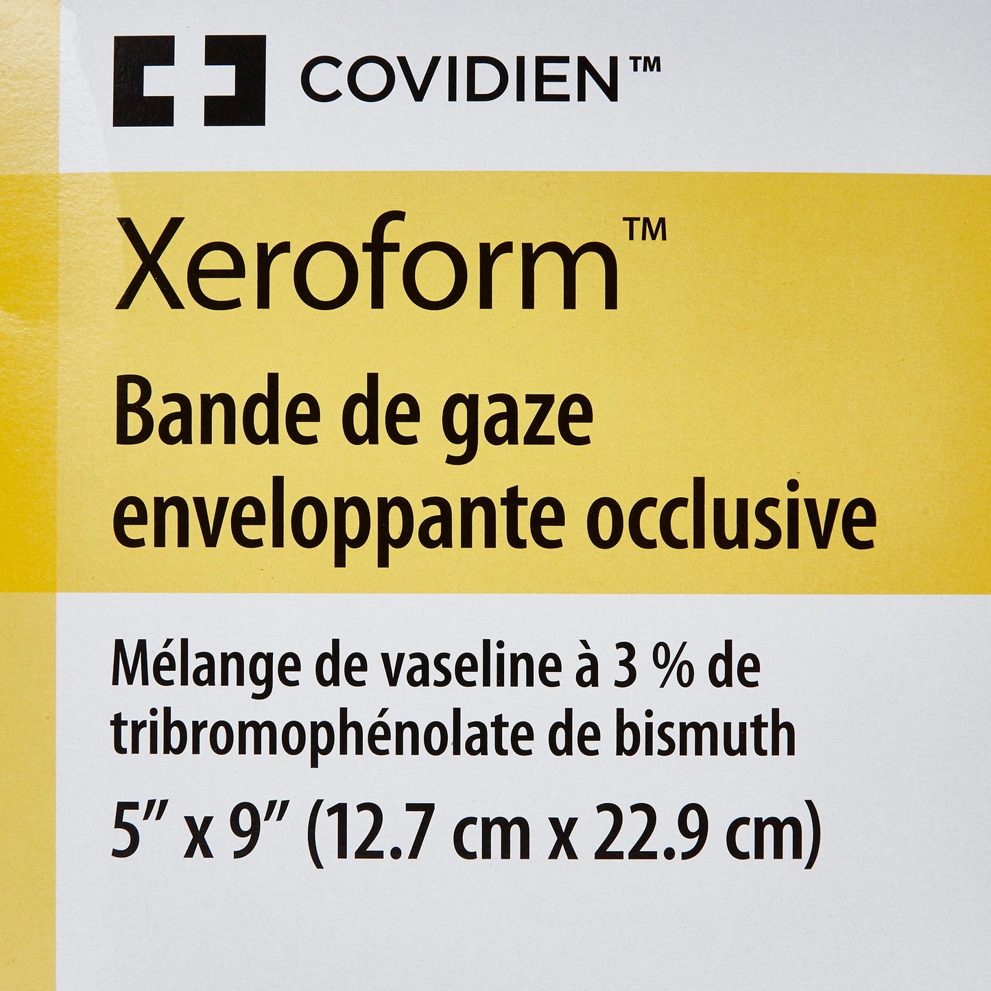Xeroform™ Occlusive Petrolatum Impregnated Dressing, 5 x 9 inch