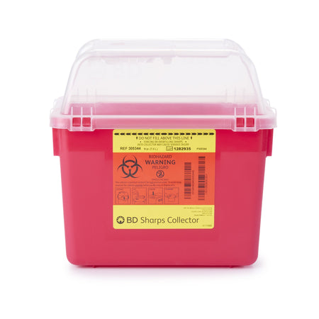 BD 305344 Multi-purpose Sharps Container, 10.3 x 11.3 x 6.8 Inch