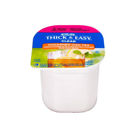 Lyons Magnus LLC 28259 Thick & Easy Clear Nectar Consistency Iced Tea Thickened Beverage, 4-ounce Cup