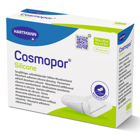 Hartmann 901107 Cosmopor Silicone Island Dressing, 3.2 x 4 Inch, Up to 4 Inch Length