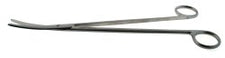IUD String Scissors BR Surgical 9 Inch Length OR / Surgical Grade German Stainless Steel NonSterile Finger Ring Handle Curved Blunt Tip / Blunt Tip