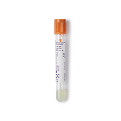 BD Vacutainer® Venous Blood Collection Tube Clot Activator Additive 5 mL BD Hemogard™ Closure Polyethylene Terephthalate (PET) Tube