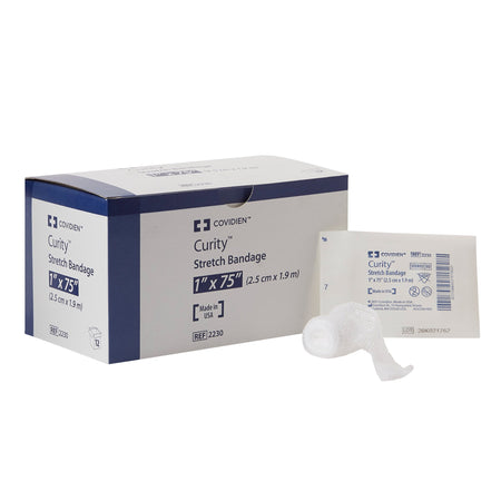 Cardinal 2230 Curity Sterile Conforming Bandage, 1 x 75 Inch, 1-Ply