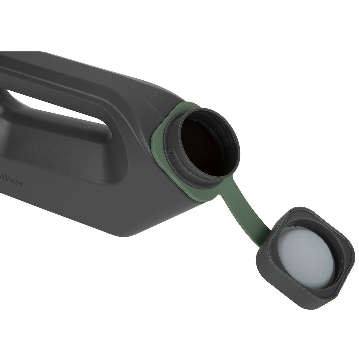 Tanker Portable Male Urinal, Cement Grey