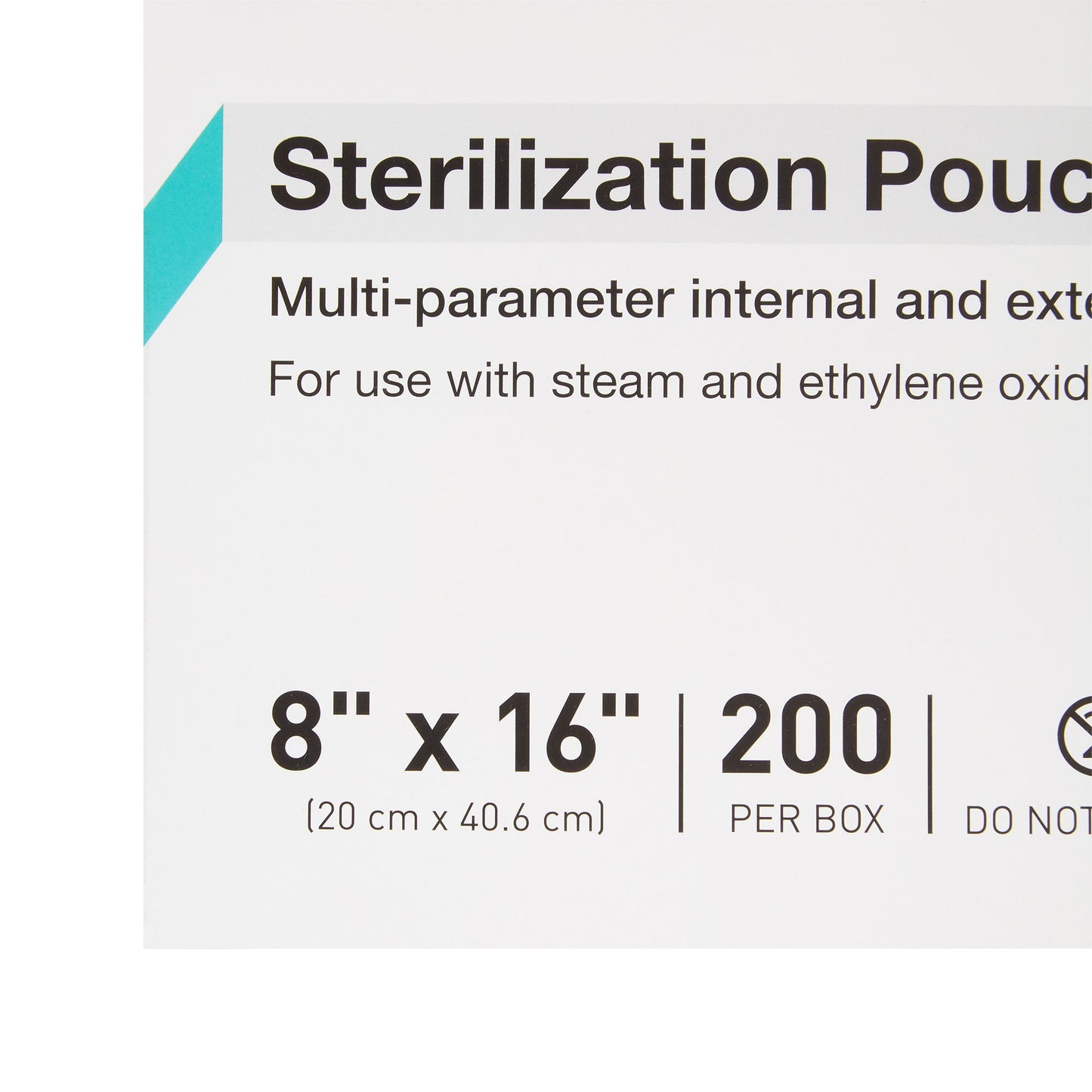 McKesson Argent® Sure-Check® Sterilization Pouch, 8 x 16 Inch