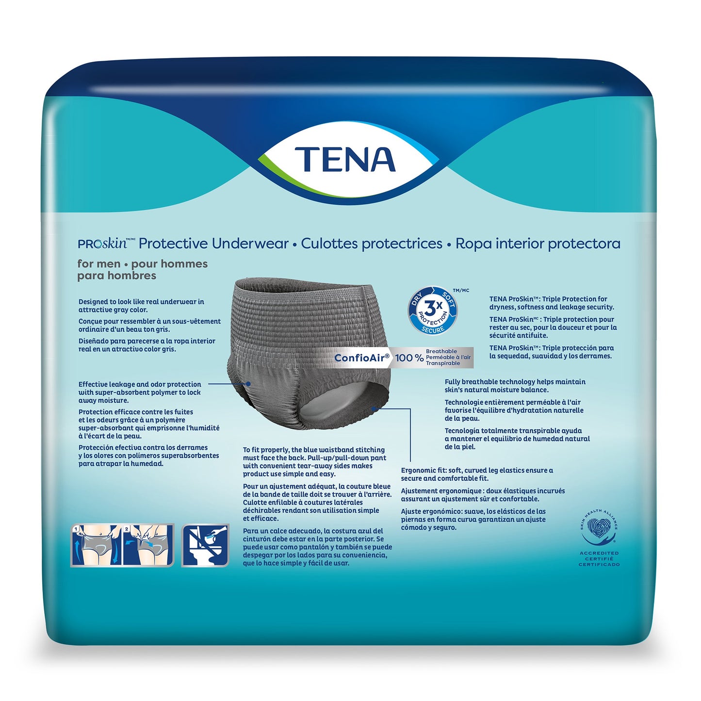 Tena® ProSkin™ Maximum Absorbent Underwear for Men, Large