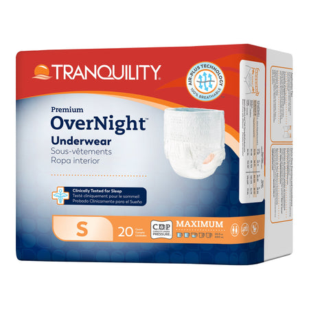 Tranquility 2114 Premium OverNight Disposable Absorbent Underwear, Small