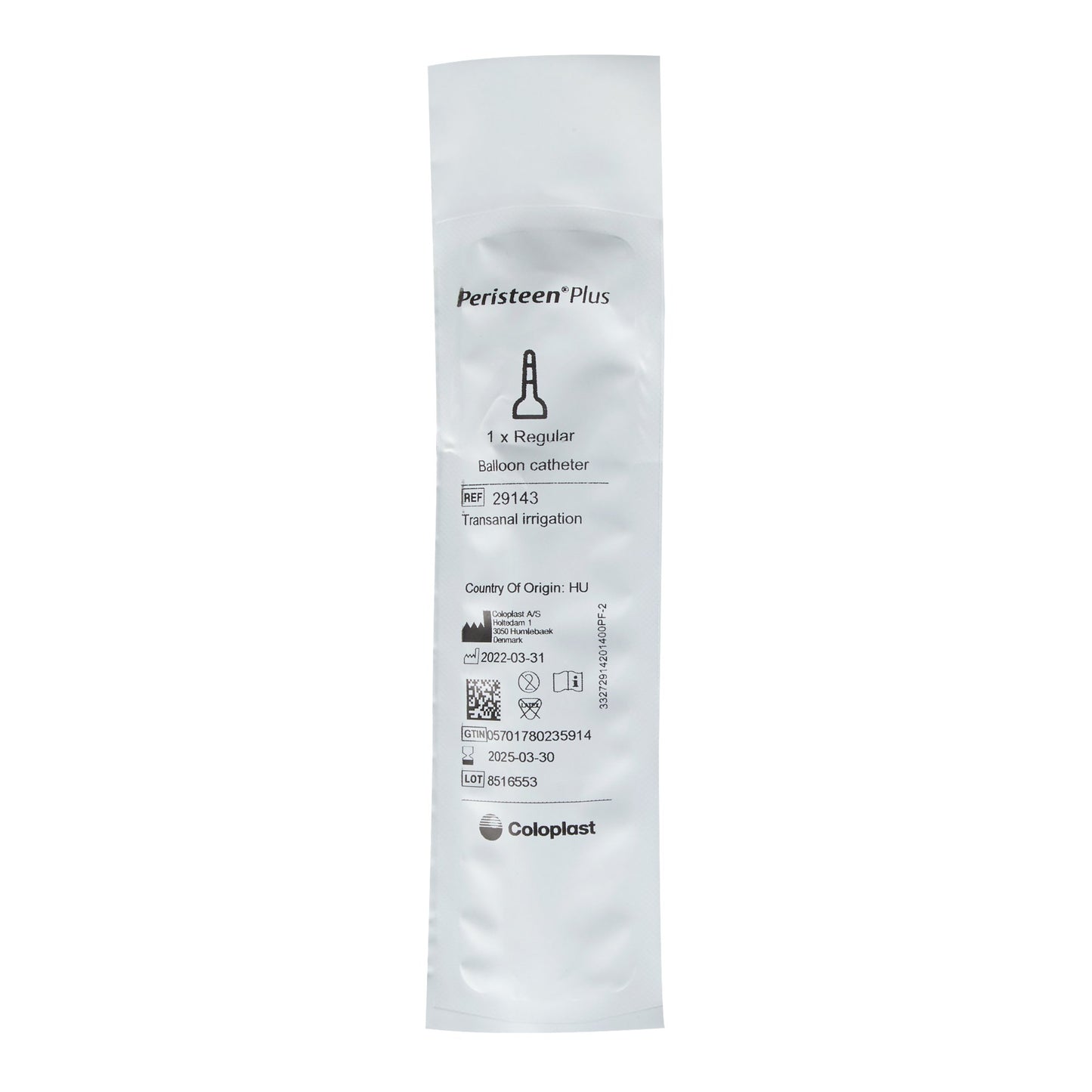 Balloon Catheter Accessory Unit Peristeen® Plus 15 Regular Catheters, 1 Water Bag
