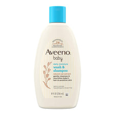 Baby Shampoo and Body Wash Aveeno® Baby 8 oz. Flip Top Bottle Light Scent